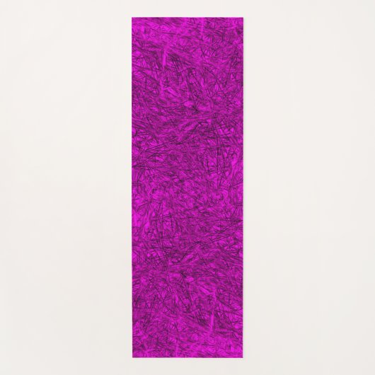 Lila Schriften Yogamatte (Vorderseite)