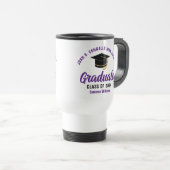 Lila Schulabschluss nach Maß Abschluss Reisebecher (VorderseiteRechts)