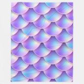 lila Schwanz Fleecedecke (Vorderseite)