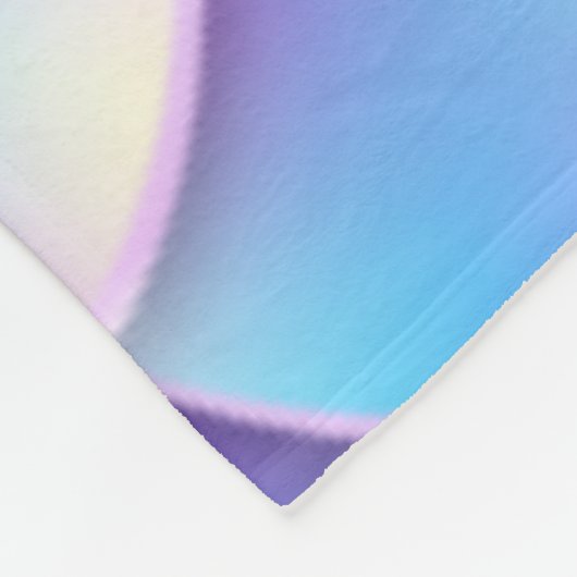 lila Schwanz Fleecedecke (Ecke)