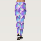 lila Schwanz Leggings (Rückseite)