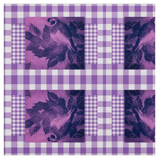 Lila Schwanz Stoff (Muster)