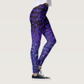 Lila, schwarz, blau leggings (Rechts)