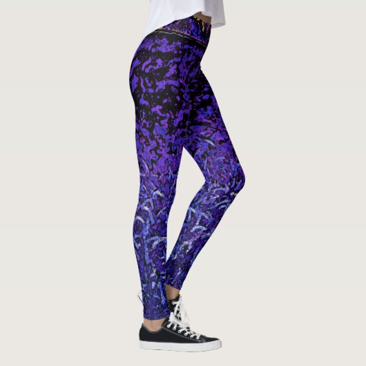 Lila, schwarz, blau leggings (Rechts)