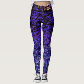 Lila, schwarz, blau leggings (Vorderseite)