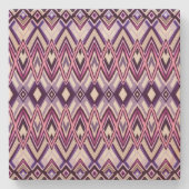 Lila Schwarz im Südweststil Steinuntersetzer (Vorderseite)