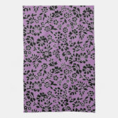 Lila & SCHWARZ KÜCHE HAND TOWEL! Geschirrtuch (Vertikal)