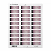 Lila-Schwarz-Rose-Matching Halloween La (Vorne)