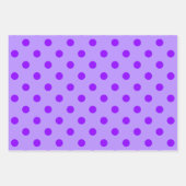 Lila & Schwarz Schwarz Geschenkpapier Set (Vorderseite)
