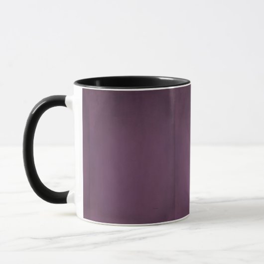 Lila Schwarz Tasse (Links)