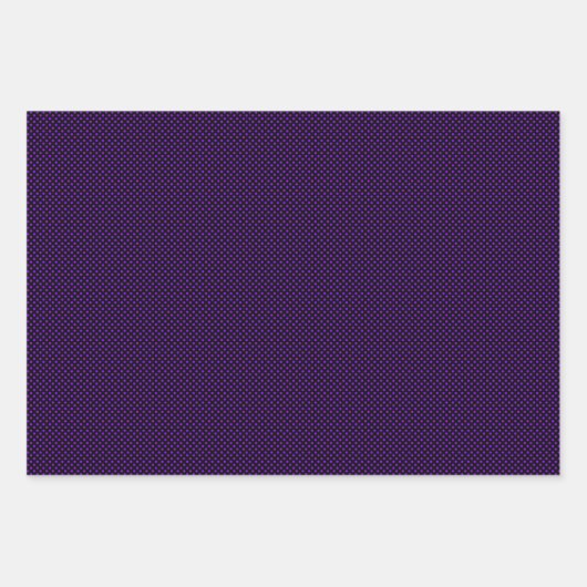 Lila, schwarz und weiß geschenkpapier set (Vorderseite 3)