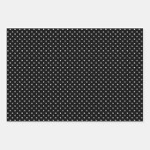 Lila, schwarz und weiß geschenkpapier set (Vorderseite)