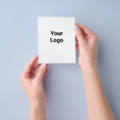 lila schwarze Blätter mit Logo Flyer (Gruppe)