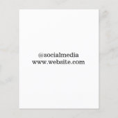 lila schwarze Blätter mit Logo Flyer (Hinten)