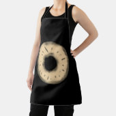 lila  schwarze Blätter mit Logo Schürze (InSitu)