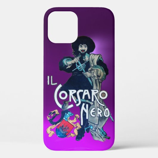 LILA SCHWARZE CORSAIR Case-Mate iPhone HÜLLE (Rückseite)