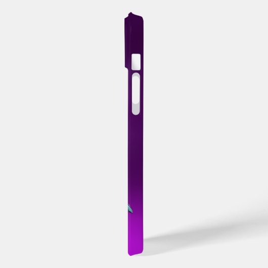 LILA SCHWARZE CORSAIR Case-Mate iPhone HÜLLE (Rückseite / Links)