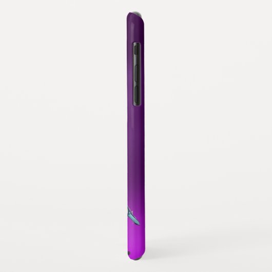 LILA SCHWARZE CORSAIR Case-Mate iPhone HÜLLE (Hinten/Links)