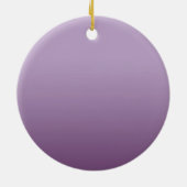 Lila Schwarze Eyelashes Keramik Ornament (Hinten)