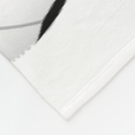 lila schwarze Fußbälle sportliche Dekoration Fleecedecke (Ecke)