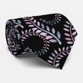 LILA SCHWARZE KRAWATTE (Gerollt)