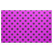 Lila schwarze Sterne Muster dekorativ Textil Stoff (Fat Quarter (45,7 x 55,9 cm))