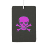 Lila schwarzer Autokraftkühler Autolufterfrischer (Vorderseite)