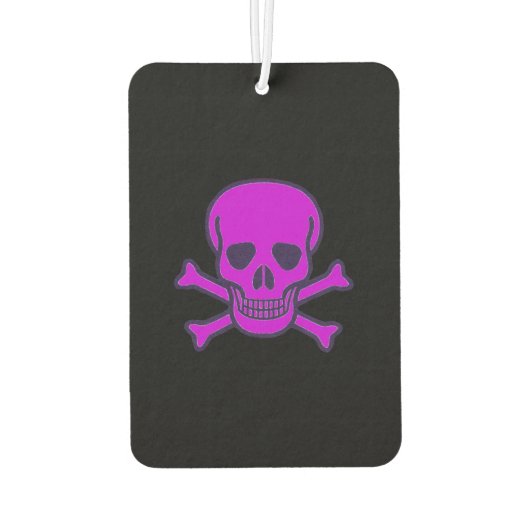 Lila schwarzer Autokraftkühler Autolufterfrischer (Rückseite)