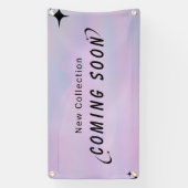 Lila-schwarzer Farbverlauf Moderne Coming Soon Pro Banner (Vertikal)