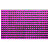 Lila schwarzer Houndstooth-Karo Stoff (Fat Quarter (45,7 x 55,9 cm))