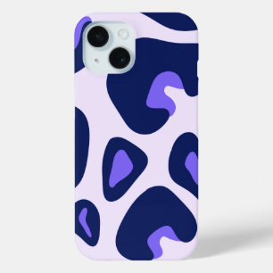Lila Schwarzer Leopard Case-Mate iPhone Hülle