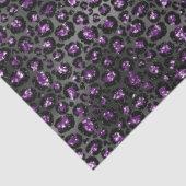 Lila schwarzer Sparkeleoparddruck Seidenpapier (Ausschnitt)