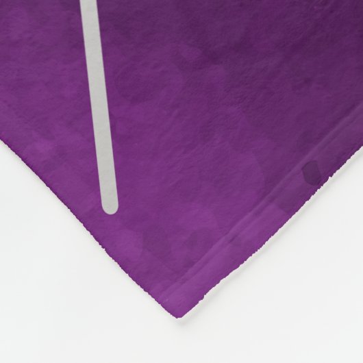 Lila Schwarzer-Spinne-Spange Fleecedecke (Ecke)