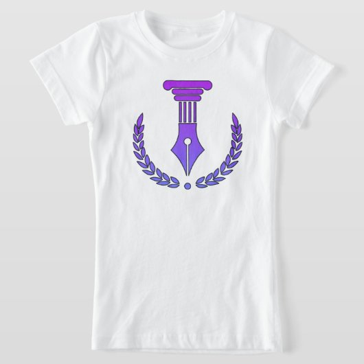 Lila & Schwarzer Vektor T-Shirt (Ablage )