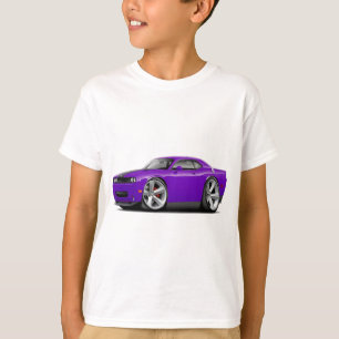 Lila-Schwarzes Auto des Herausforderer-SRT8 T-Shirt