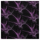 Lila Schwarzes Fraktal Stoff (Muster)