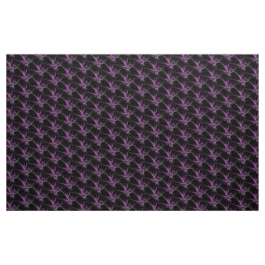 Lila Schwarzes Fraktal Stoff (Yard (91,4 cm))