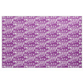 Lila Schwarzes Leben Stoff (Fat Quarter (45,7 x 55,9 cm))