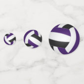 lila Schwarzes Team färbt das Party der Kinder Vol Konfetti (Rückseiten)