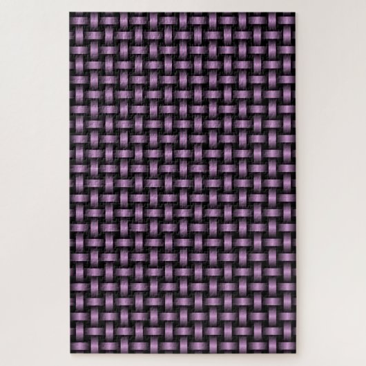 Lila-schwarzes Webmuster Puzzle (Vertikal)