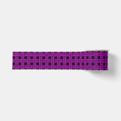 Lila-schwarzes Webmuster Ripsband (Vorderseite)