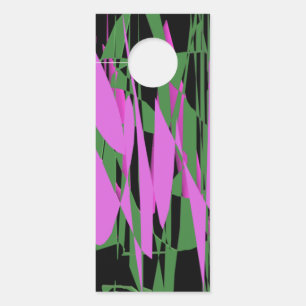 Lila, schwarzgrüne Farben Türanhänger