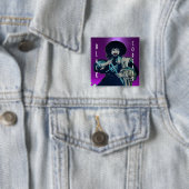 LILA SCHWARZKORSAIR-Edelstein Button (Beispiel)