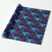 Lila Schwarzmeerkatastrophen Geschenkpapier (Ungerollt)
