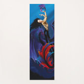 Lila Schwarzmeerkatastrophen Yogamatte (Vorderseite)