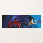 Lila Schwarzmeerkatastrophen Yogamatte (Vorderseite (Horizontal))