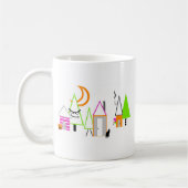 lila Schwarzorange Kaffeetasse (Links)