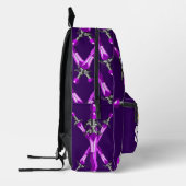 Lila Schwert Kinder Rucksack (Links)