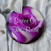 Lila Schwester der Braut-Rose Button (Beispiel)