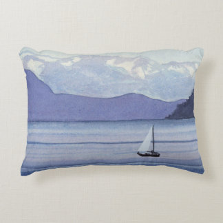 Lila Seascape Dekokissen